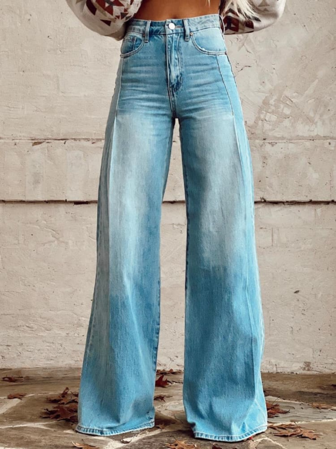 Lize | Klassieke Wijde Pantalon