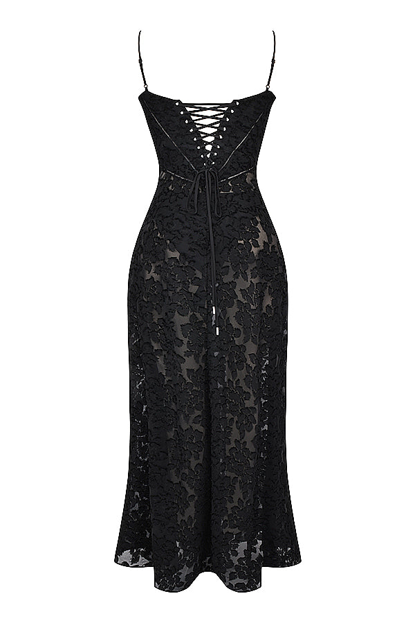 Elvina maxi-jurk zonder rug met borduursel | Luchtig, elegant & ideaal voor de zomer