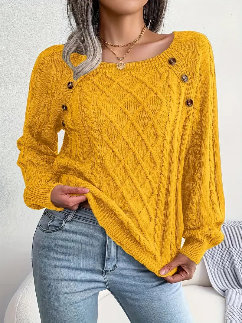 Aldara | Elegante Trui voor Dames, Veelzijdig en Comfortabel, Verfijnd Ontwerp voor Elegantie Elke Dag