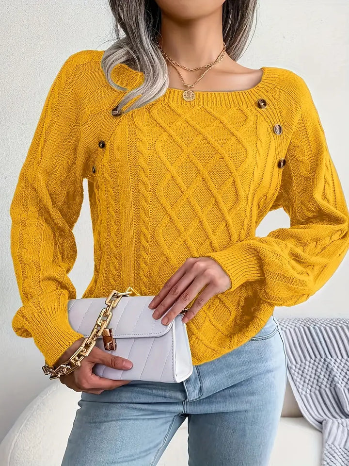 Aldara | Elegante Trui voor Dames, Veelzijdig en Comfortabel, Verfijnd Ontwerp voor Elegantie Elke Dag