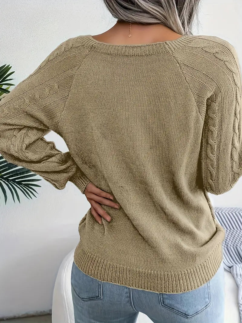 Aldara | Elegante Trui voor Dames, Veelzijdig en Comfortabel, Verfijnd Ontwerp voor Elegantie Elke Dag