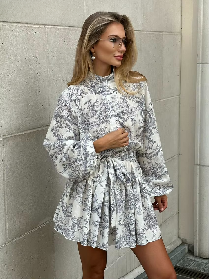 Philou | Elegante mini jurk voor vrouwen met vintage stijl - zomers & stijlvol
