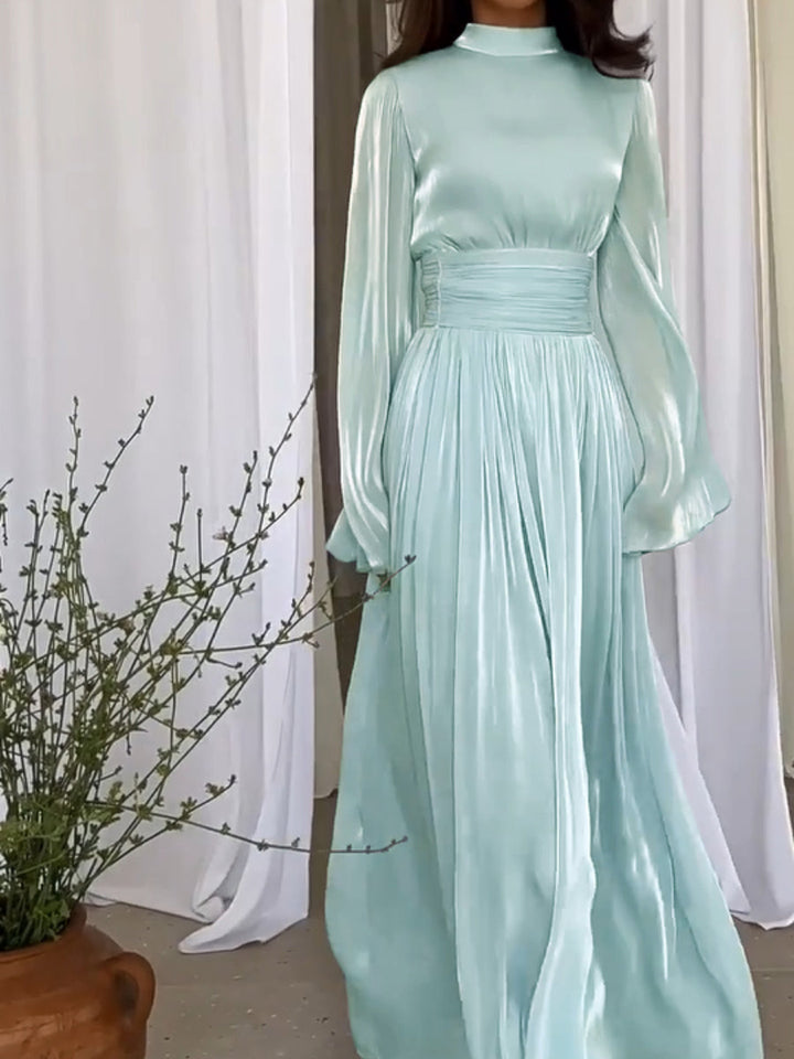 Pernille | Elegante Maxi Abaya Jurk met Strikceintuur