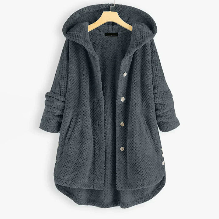 Bora Gezellige Fleece Jas met Capuchon