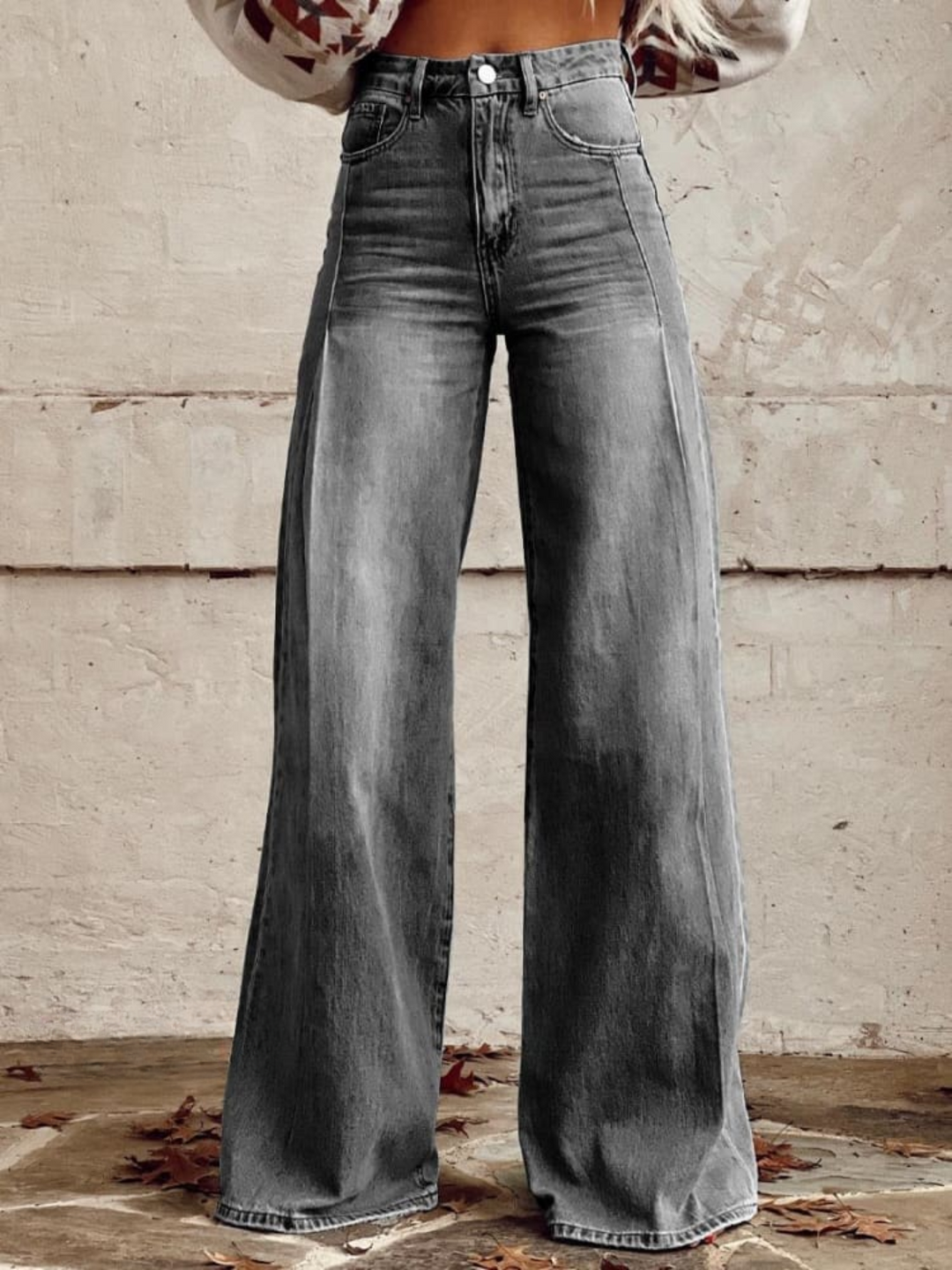 Lize | Klassieke Wijde Pantalon