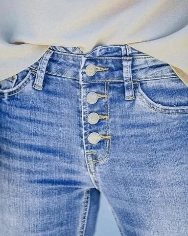 Aveline Vintage jeans met hoge taille | Sculpting comfort & tijdloze stijl