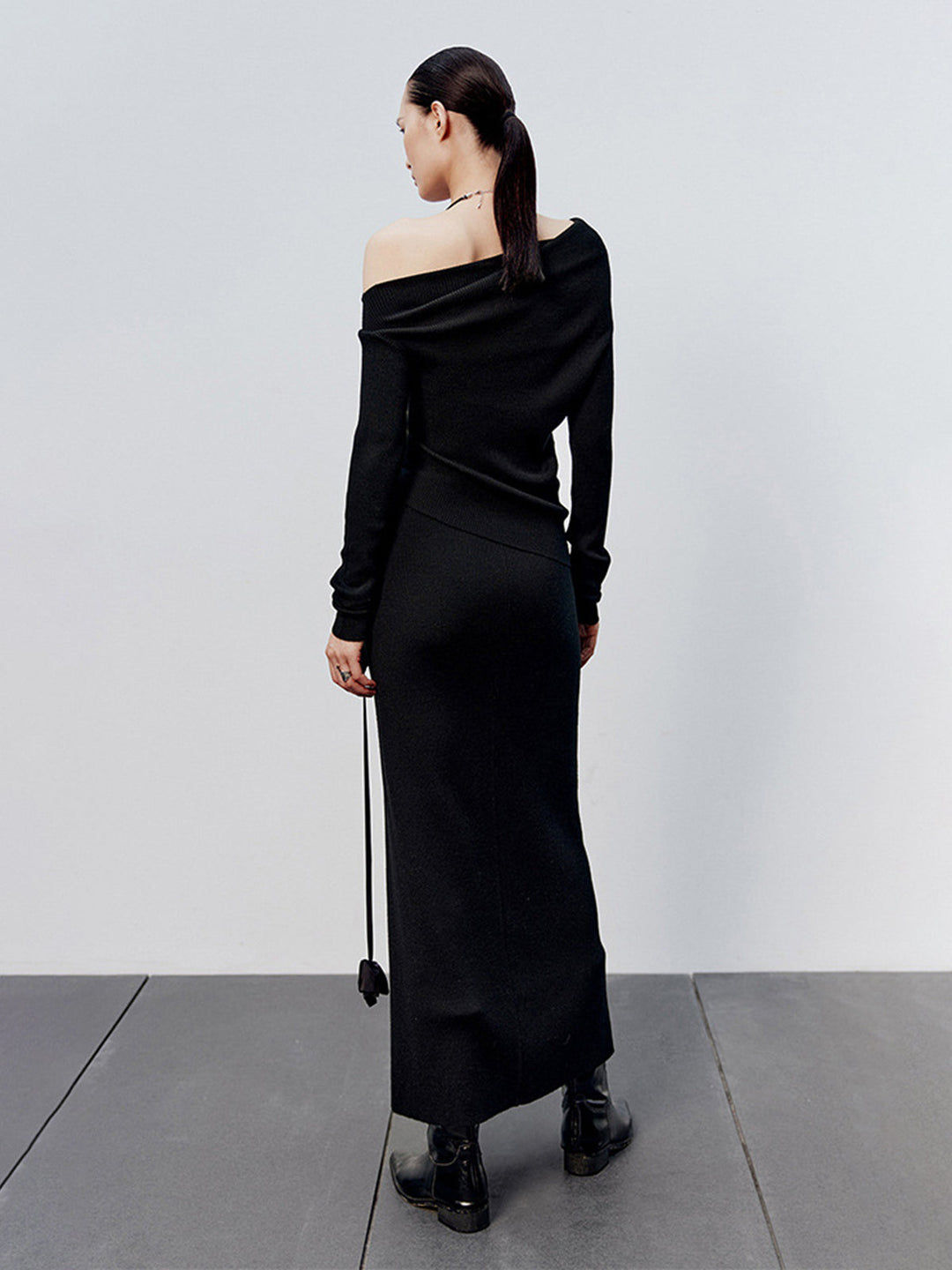 Tessa - Asymmetrische Gebreide Top