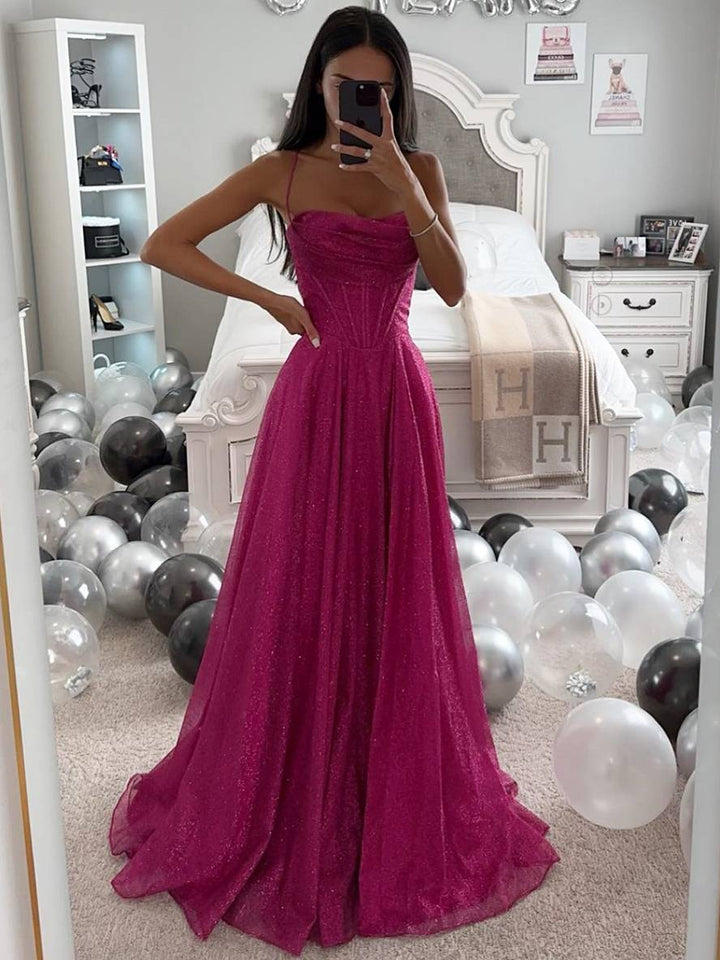 Leonida satijnen maxi jurk voor dames | mouwloos, open rug & elegante avondlook