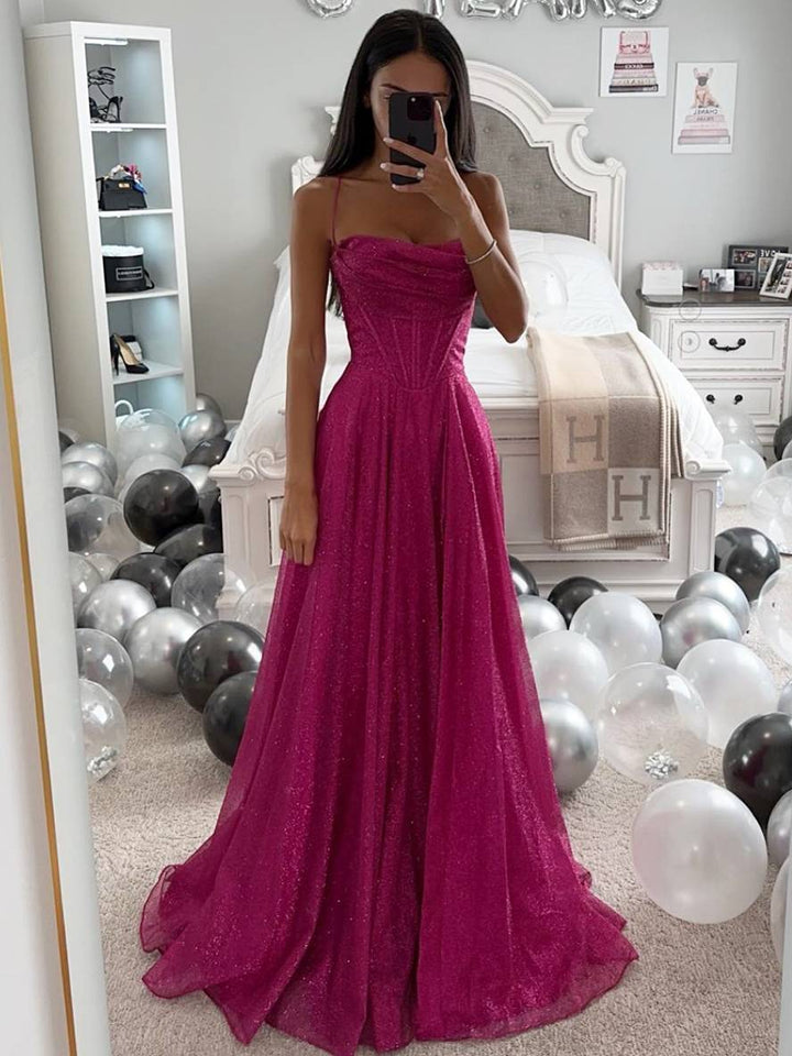 Leonida satijnen maxi jurk voor dames | mouwloos, open rug & elegante avondlook