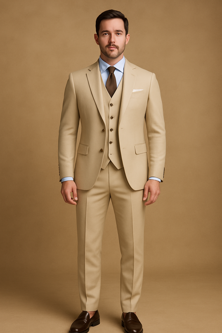 Modern elegant trouwpak voor mannen | 3-delige set