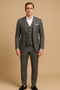 Driedelig pak - Slim fit - Enkelrijig - Notch revers