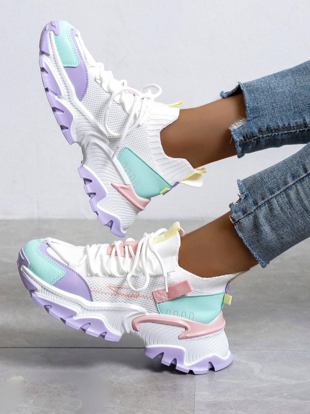 Djana Paarse Sneaker