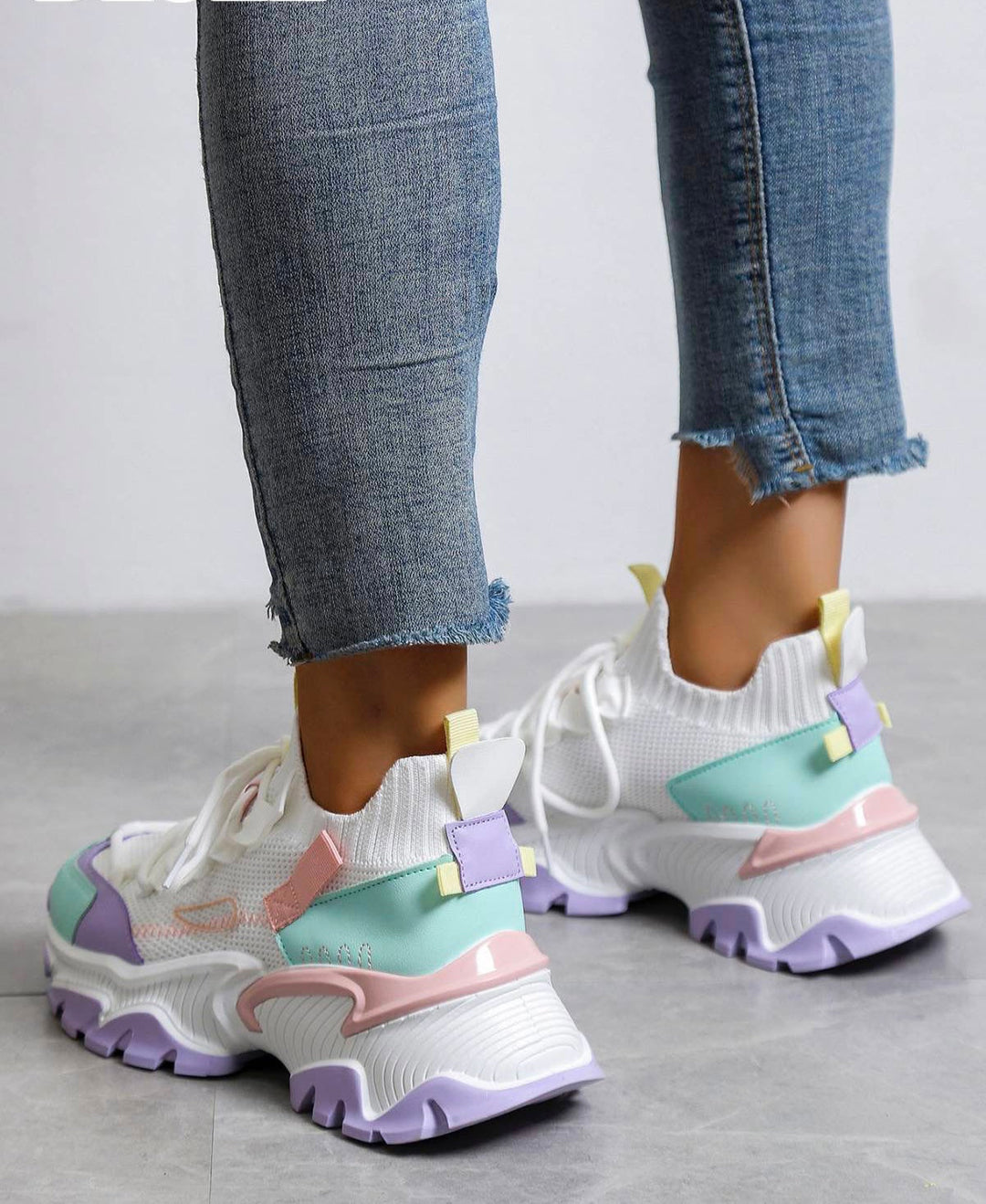 Djana Paarse Sneaker
