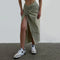 Alessia | Trendy cargo rok met ruches | Elegantie en functionaliteit voor alle seizoenen