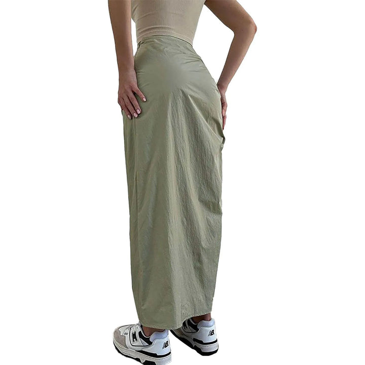 Alessia | Trendy cargo rok met ruches | Elegantie en functionaliteit voor alle seizoenen