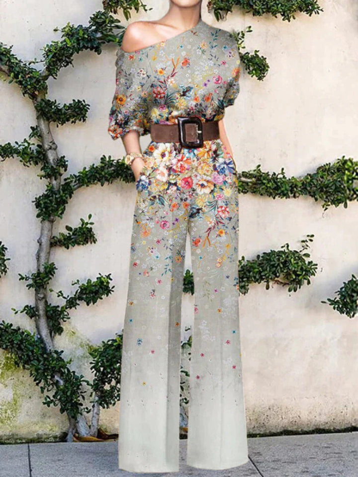 Chanine jumpsuit voor dames Luchtig model en vrouwelijk silhouet voor lente & zomer