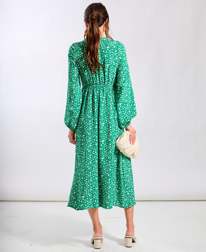 Bedrukte V-Hals Top Dames | Stijlvolle Print & Comfortabele Pasvorm | Voor Elke Gelegenheid