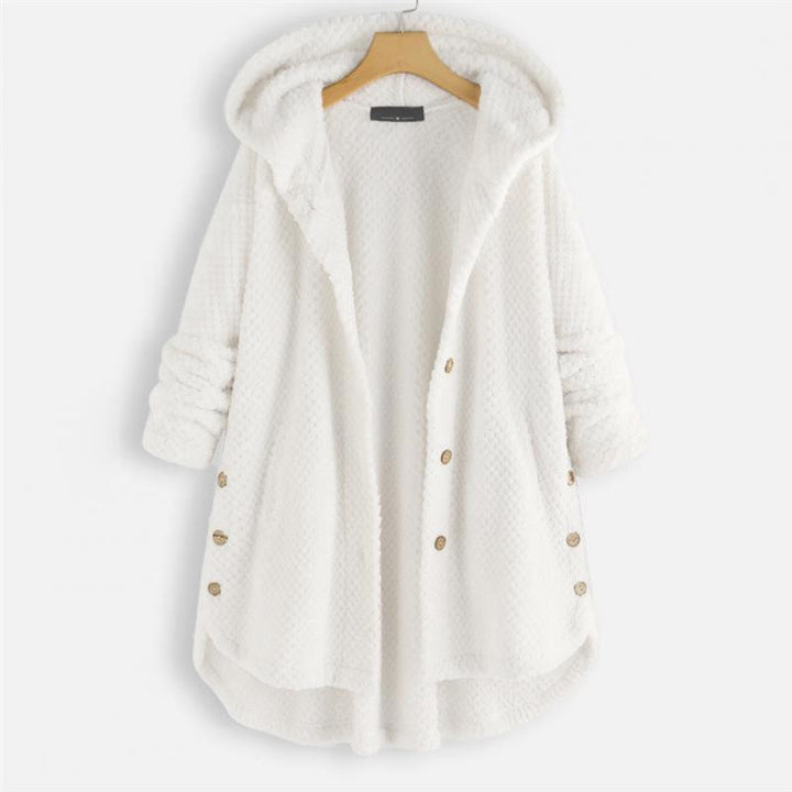 Bora Gezellige Fleece Jas met Capuchon