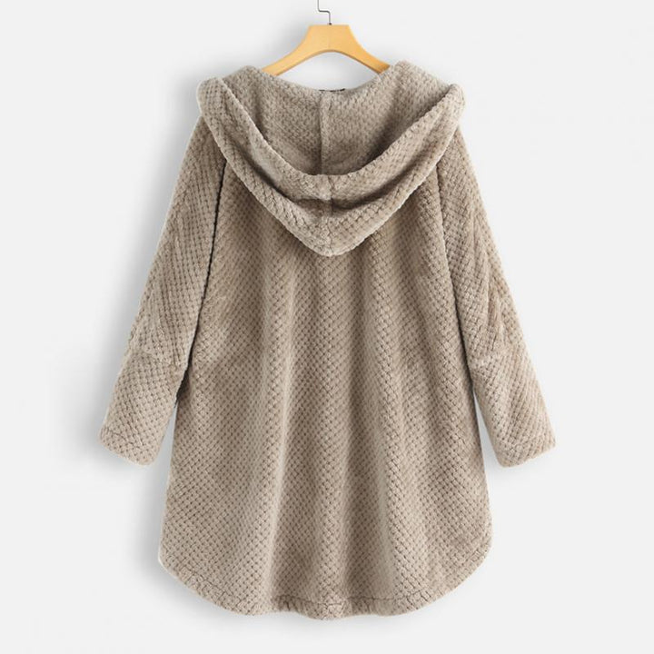 Bora Gezellige Fleece Jas met Capuchon