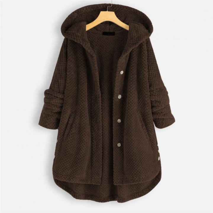 Bora Gezellige Fleece Jas met Capuchon