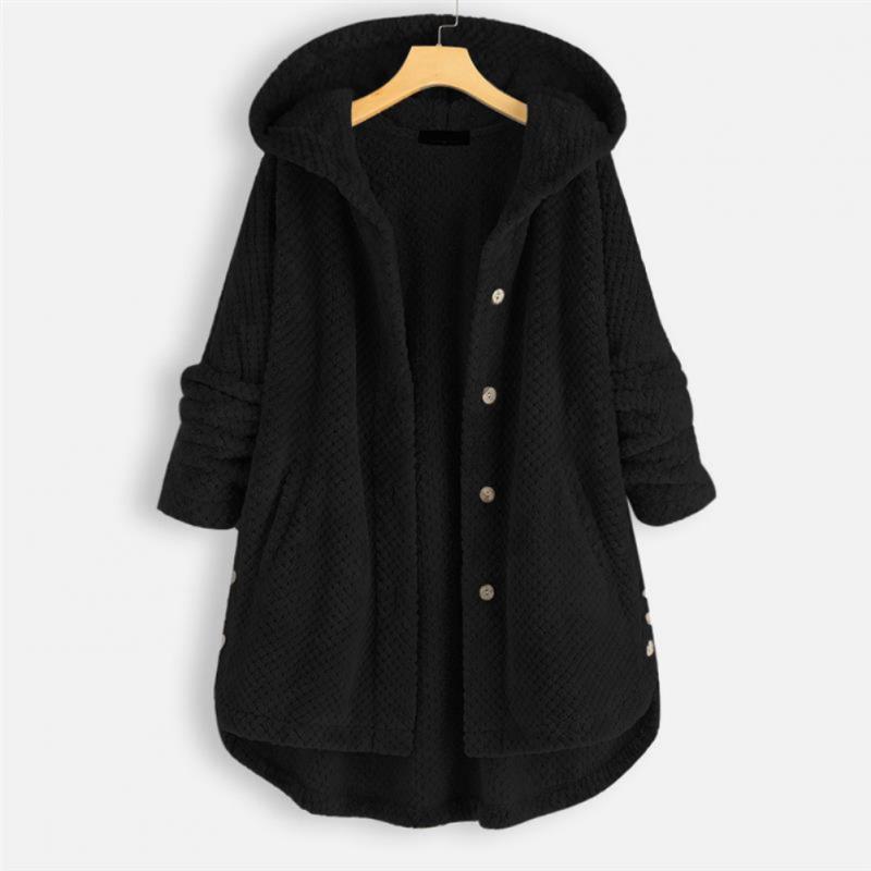 Bora Gezellige Fleece Jas met Capuchon