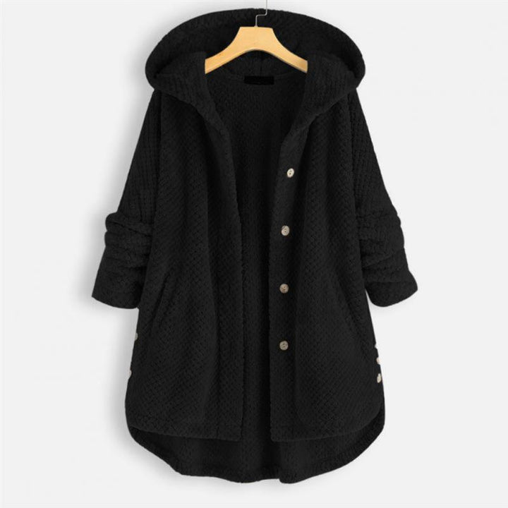 Bora Gezellige Fleece Jas met Capuchon