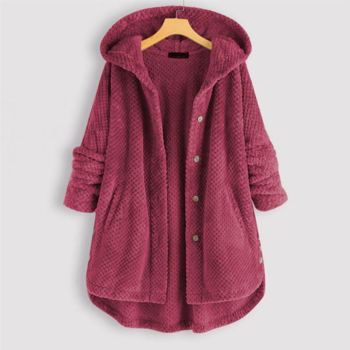 Bora Gezellige Fleece Jas met Capuchon
