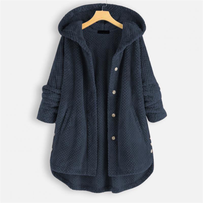 Bora Gezellige Fleece Jas met Capuchon