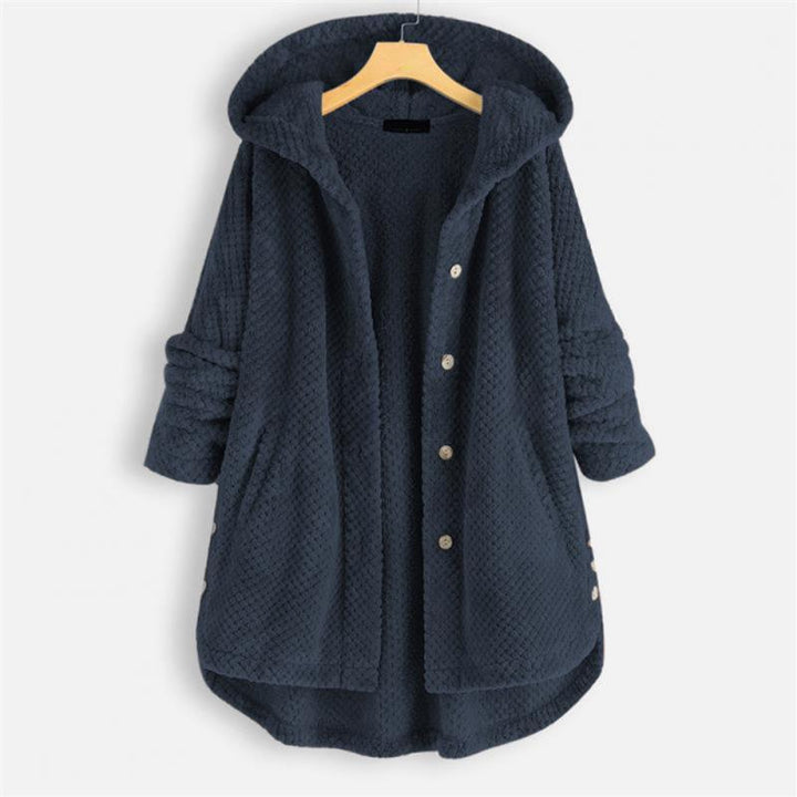 Bora Gezellige Fleece Jas met Capuchon