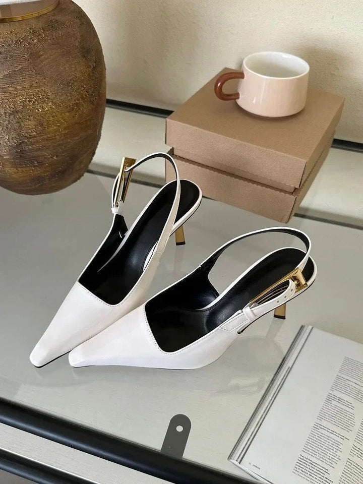 Zaryna - Gevoerde Slingback Hakken
