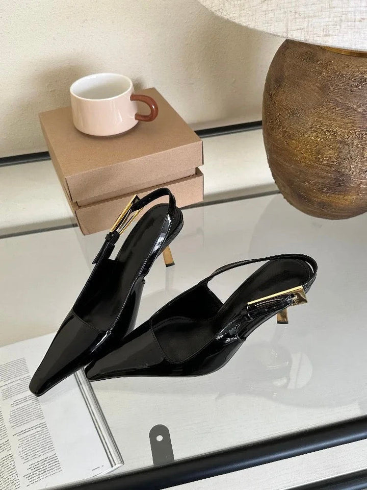 Zaryna - Gevoerde Slingback Hakken