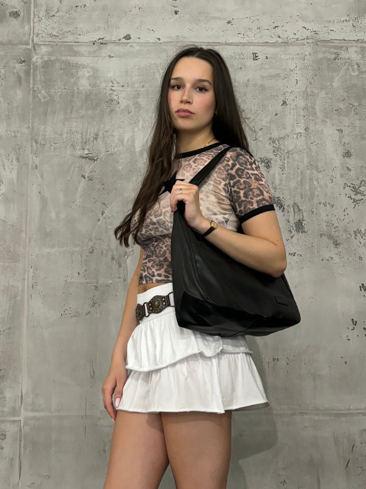 Leren tas Elena vrouw Ruim & Elegant