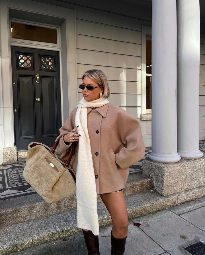 Jazzy | Manteau oversized en laine