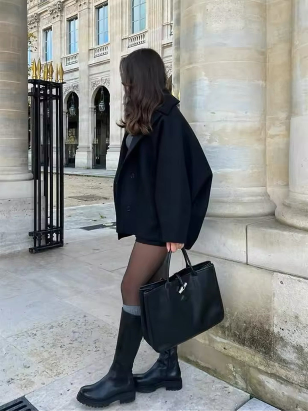 Jazzy | Manteau oversized en laine