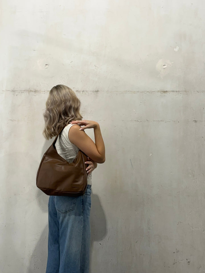 Leren tas Elena vrouw Ruim & Elegant