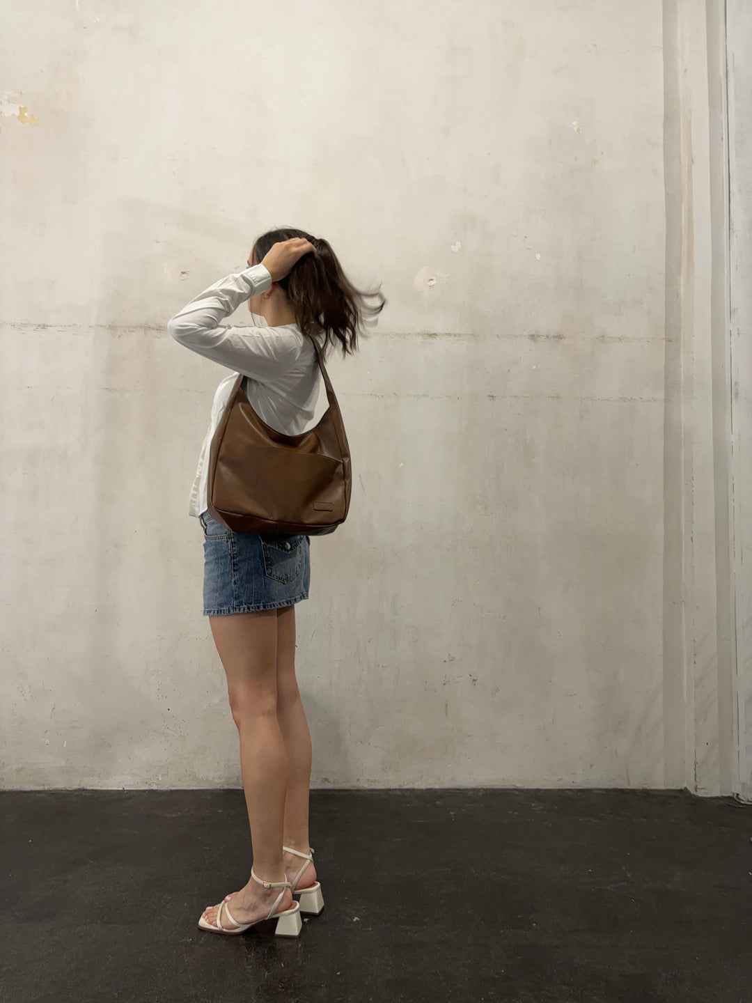Leren tas Elena vrouw Ruim & Elegant