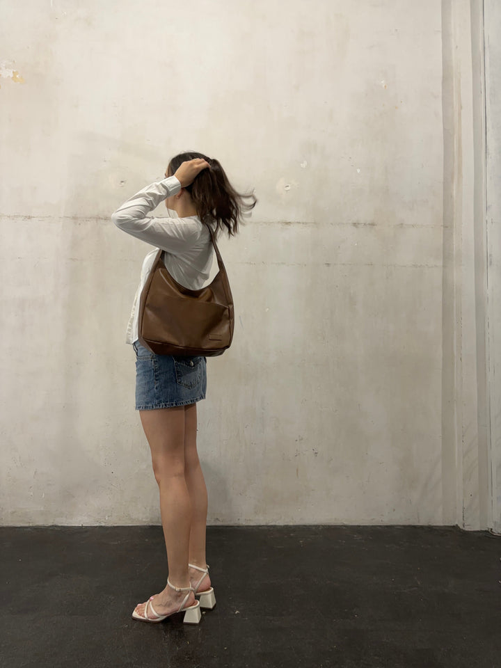 Leren tas Elena vrouw Ruim & Elegant