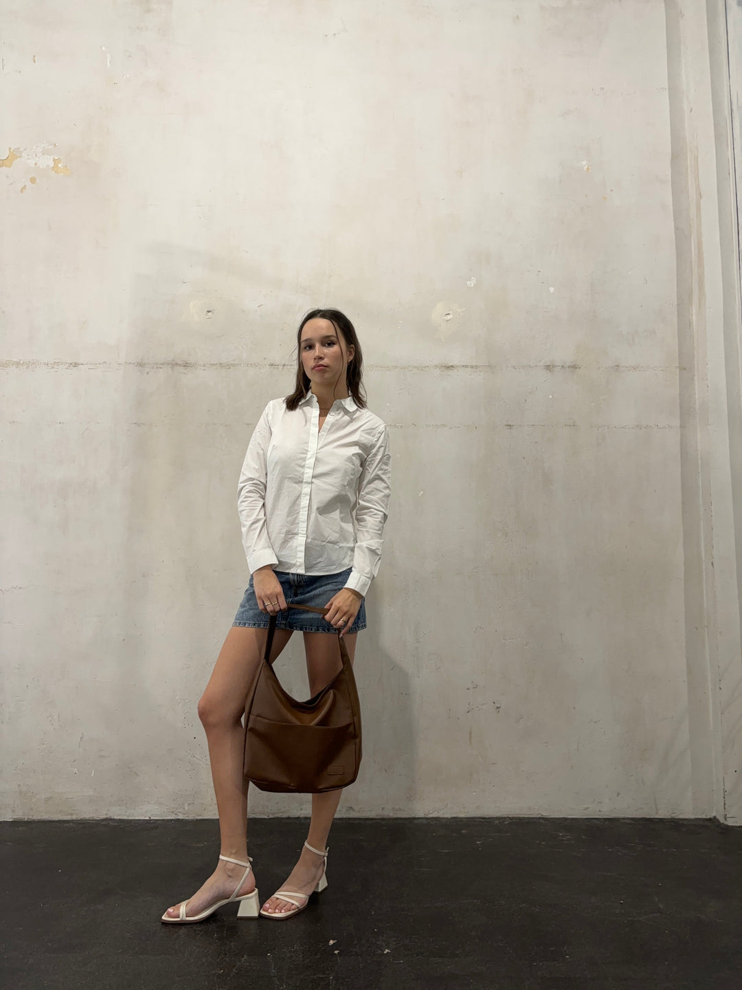 Leren tas Elena vrouw Ruim & Elegant