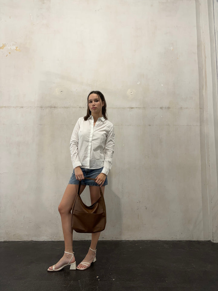 Leren tas Elena vrouw Ruim & Elegant