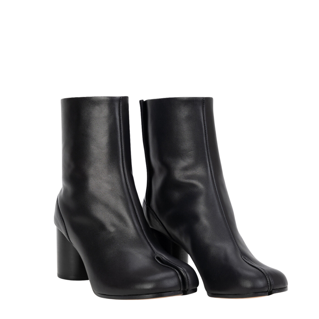 Lena Zwarte Laarzen Vrouwen | Tabi Stijl & Split Toe