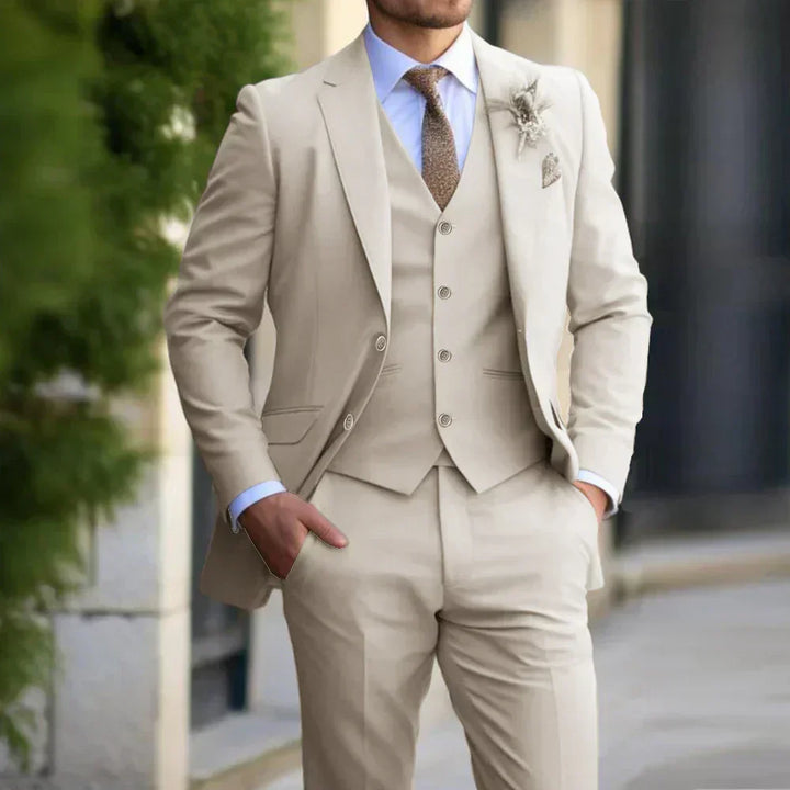 Modern elegant trouwpak voor mannen | 3-delige set