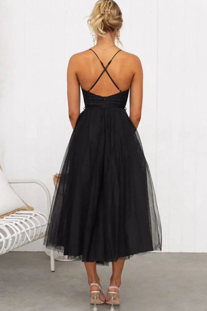 Alessia Mesh Corset Dress | Kanten Hemdje voor een elegante look