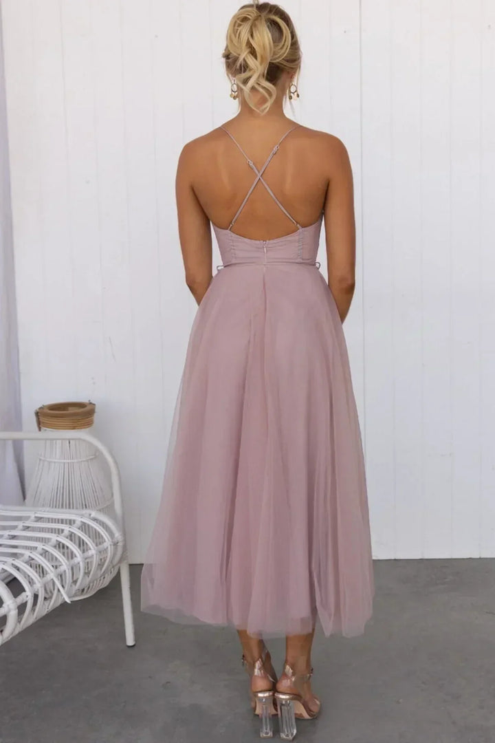 Alessia Mesh Corset Dress | Kanten Hemdje voor een elegante look
