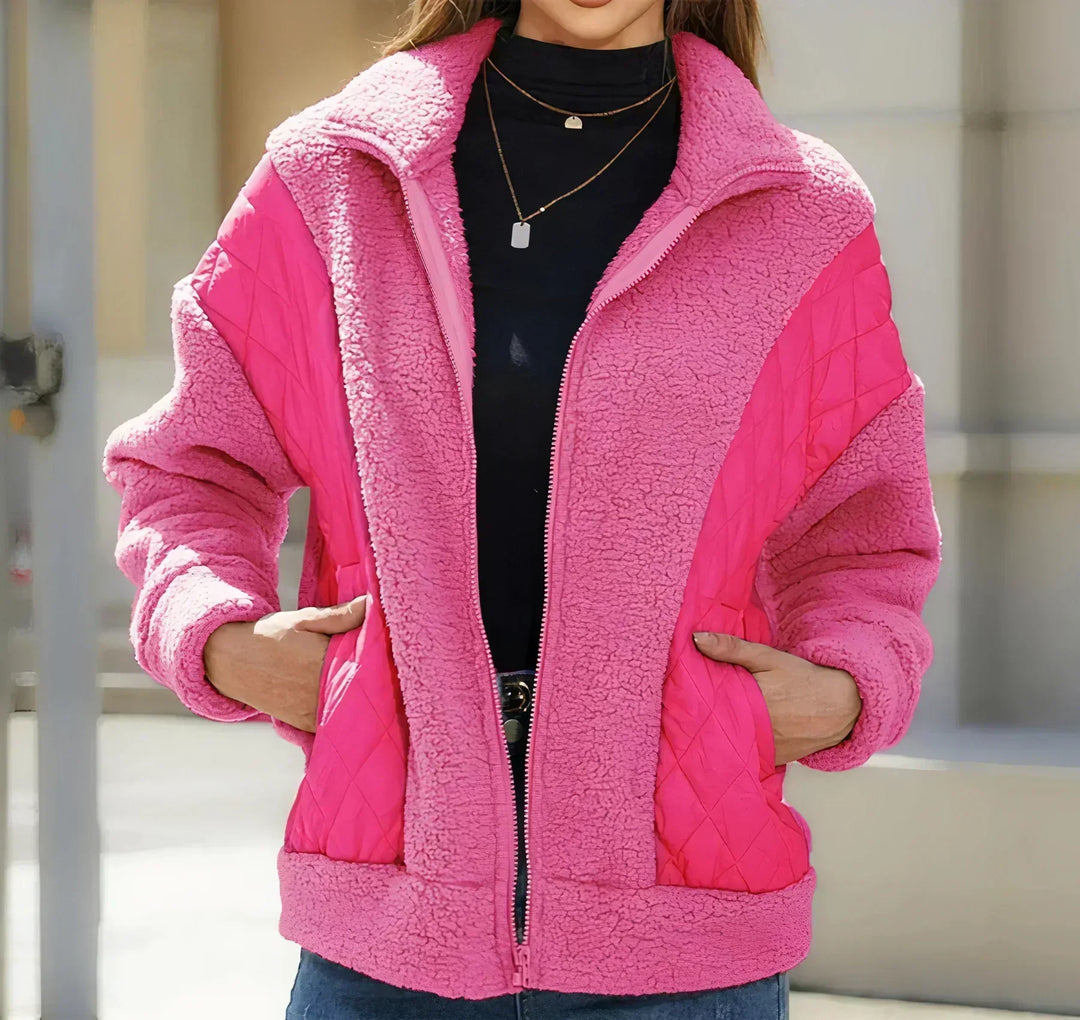 Athena | Ultra Warme Pluche Jas - Dagelijks Comfort & Elegantie