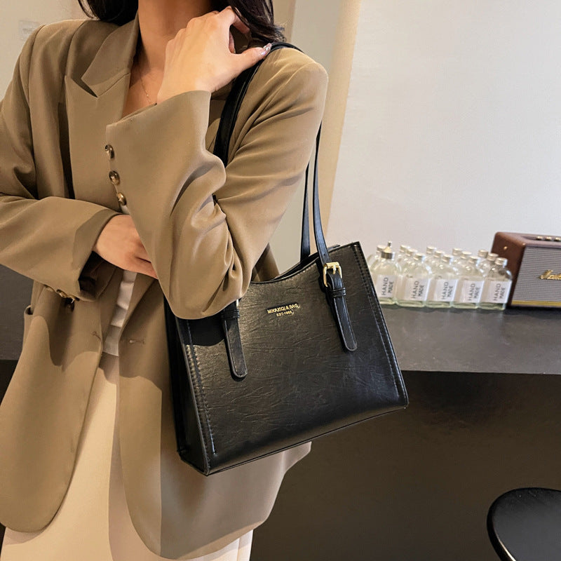 Emma Tote Bag | Vintage Vegan Leren, Ruim & Praktisch