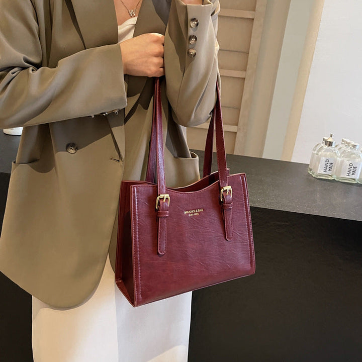 Emma Tote Bag | Vintage Vegan Leren, Ruim & Praktisch