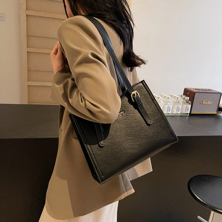 Emma Tote Bag | Vintage Vegan Leren, Ruim & Praktisch