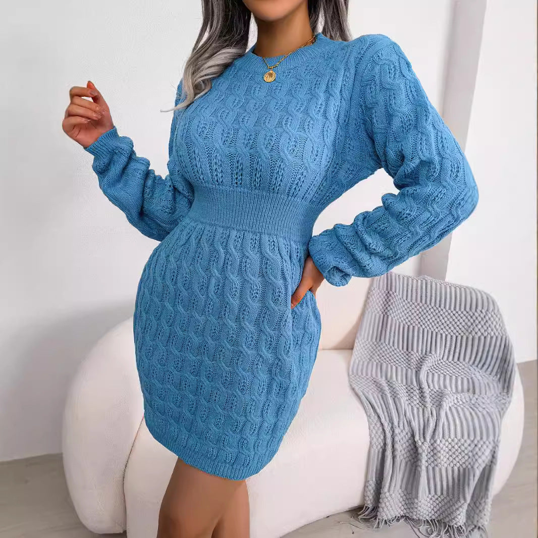Romy Damen Pulloverkleid | Eleganz & Komfort in Twisted Mesh