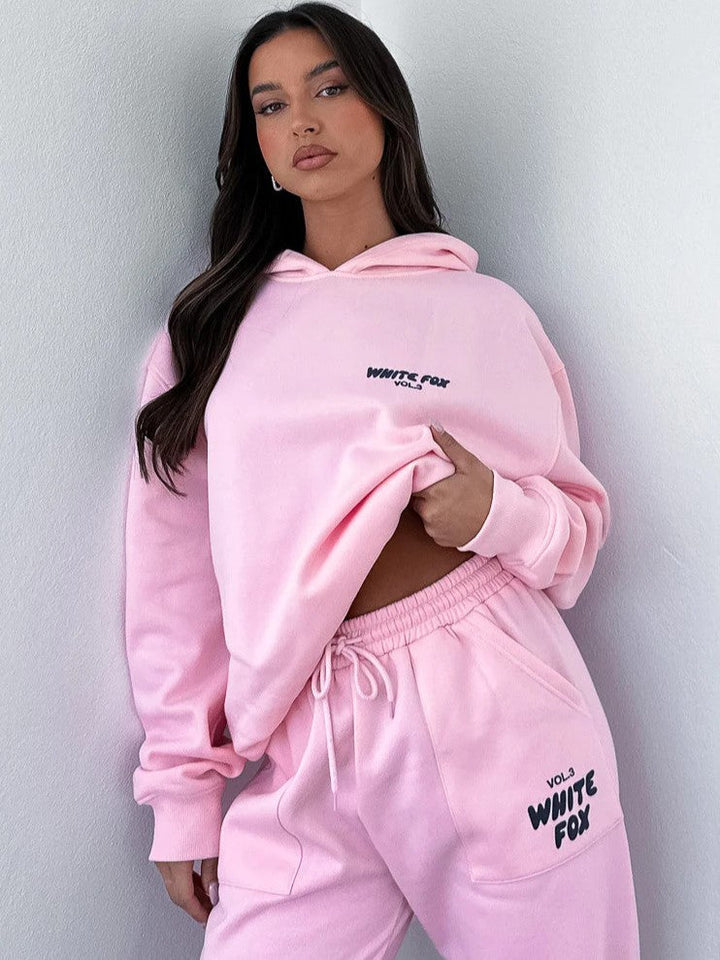 Shimer White Fox Trainingspak | Casual Pasvorm met Oversize Silhouet