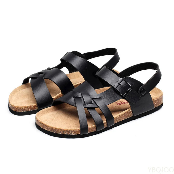 Dori damessandalen met gevlochten design | Orthopedische zomerschoenen met comfortzool